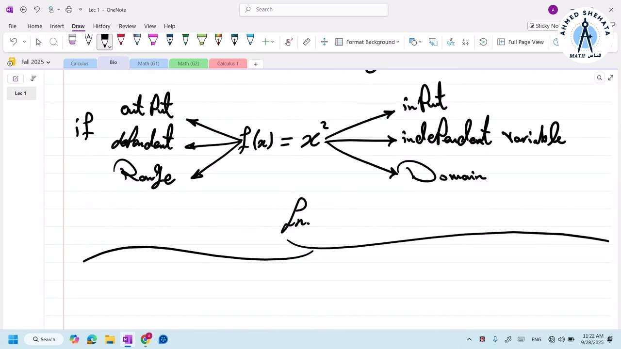 Calculus for Bio | Lec 1