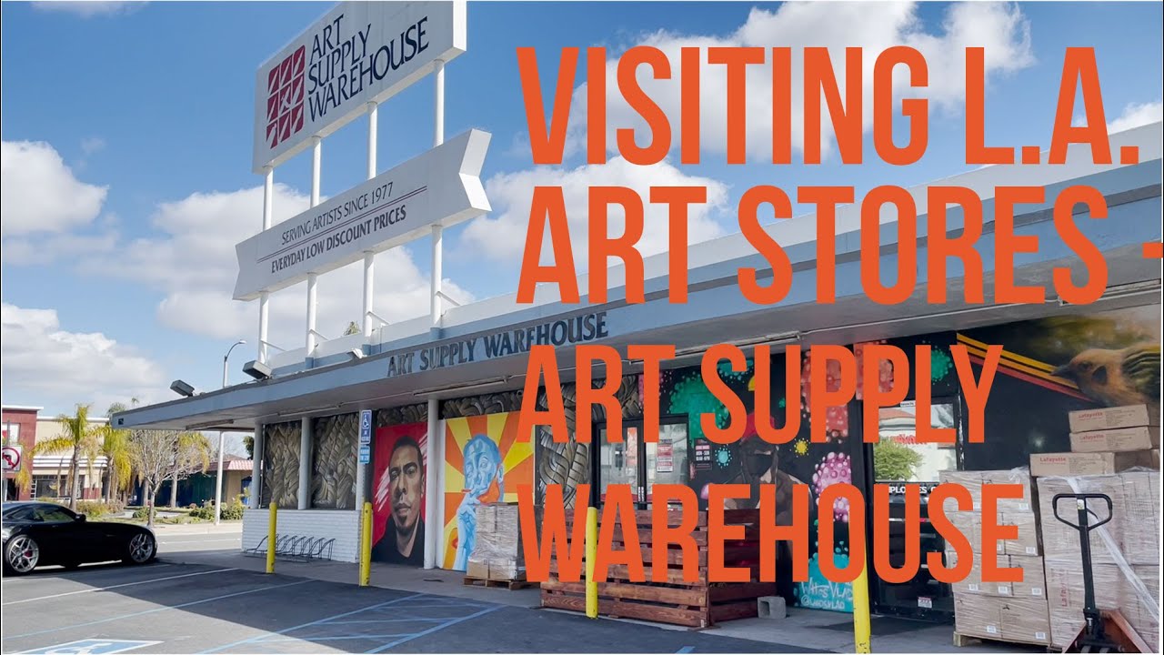 Tour of California Art Stores - Art Supply Warehouse