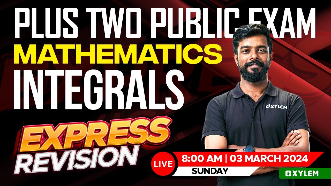 Plus Two Maths - Public Exam - Express Revision | Xylem Plus Two