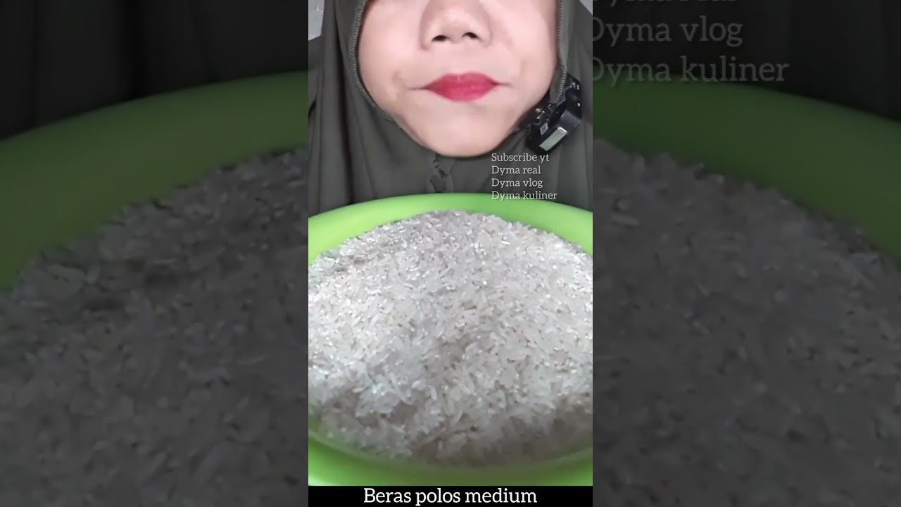 Dyma kuliner 💕kompilasi DiPiring💕 makan beras mentah💕#asmr #mukbang @Dymareal 