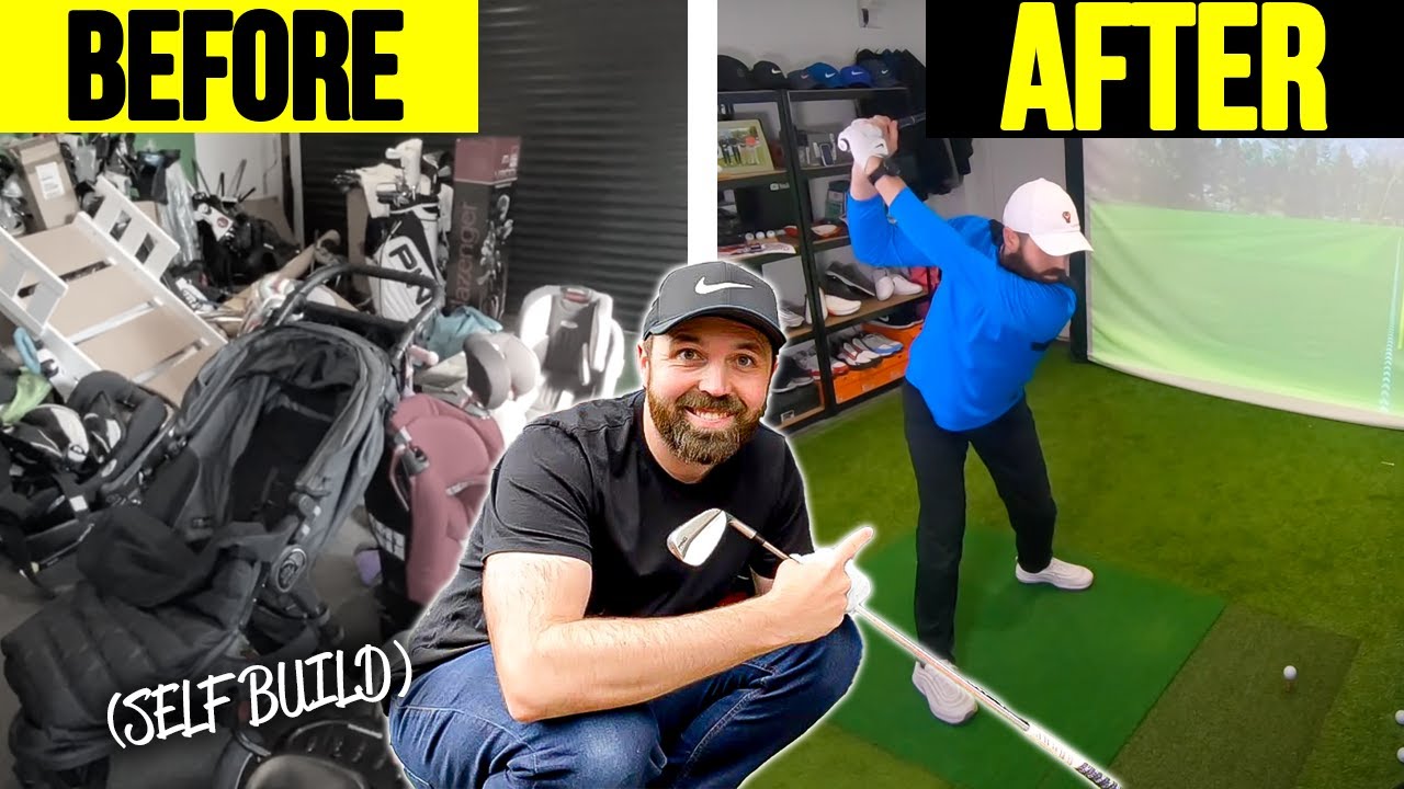 I built a golf simulator AT HOME!
