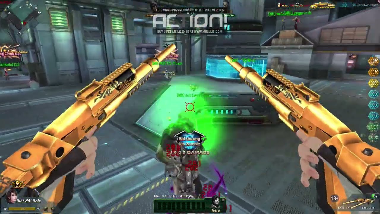 [Truy Kích] Dual Maul Gold VS Jack Hammer Gold?!!