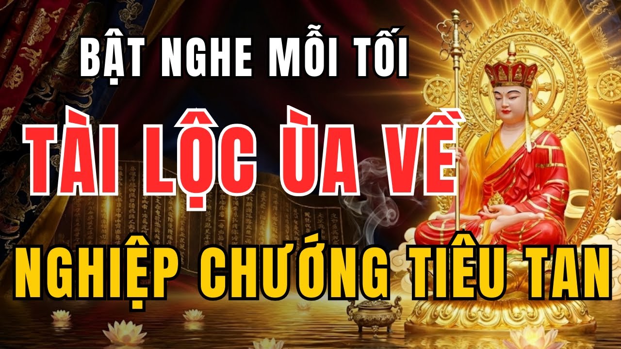 Bật Nghe Mỗi Tối: Nghiệp Chướng Nặng Đến Mấy Cũng Tiêu Tan, Tài Lộc Ùa Về | Pháp Thoại Sâu Sắc