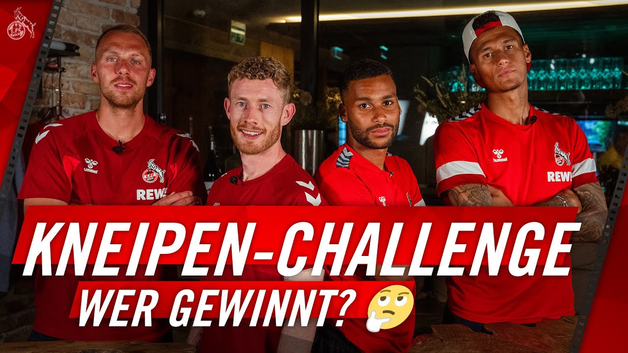 Kneipen-Challenge | Davie SELKE/Linton MAINA 🆚 Florian KAINZ/Marvin SCHWÄBE | 1. FC Köln