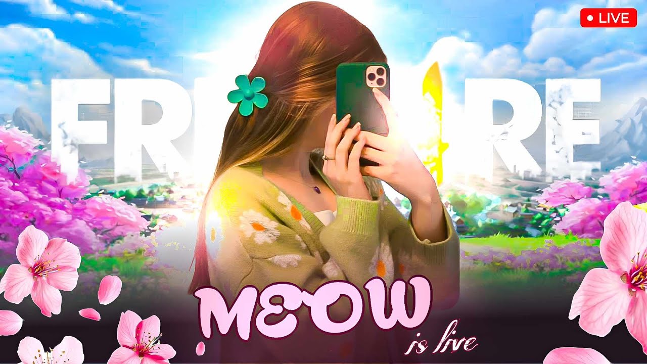 MEOWYT LIVE || ROAD TO 80k !❤️ ||  #freefirelive #shortfeed #femalegamer