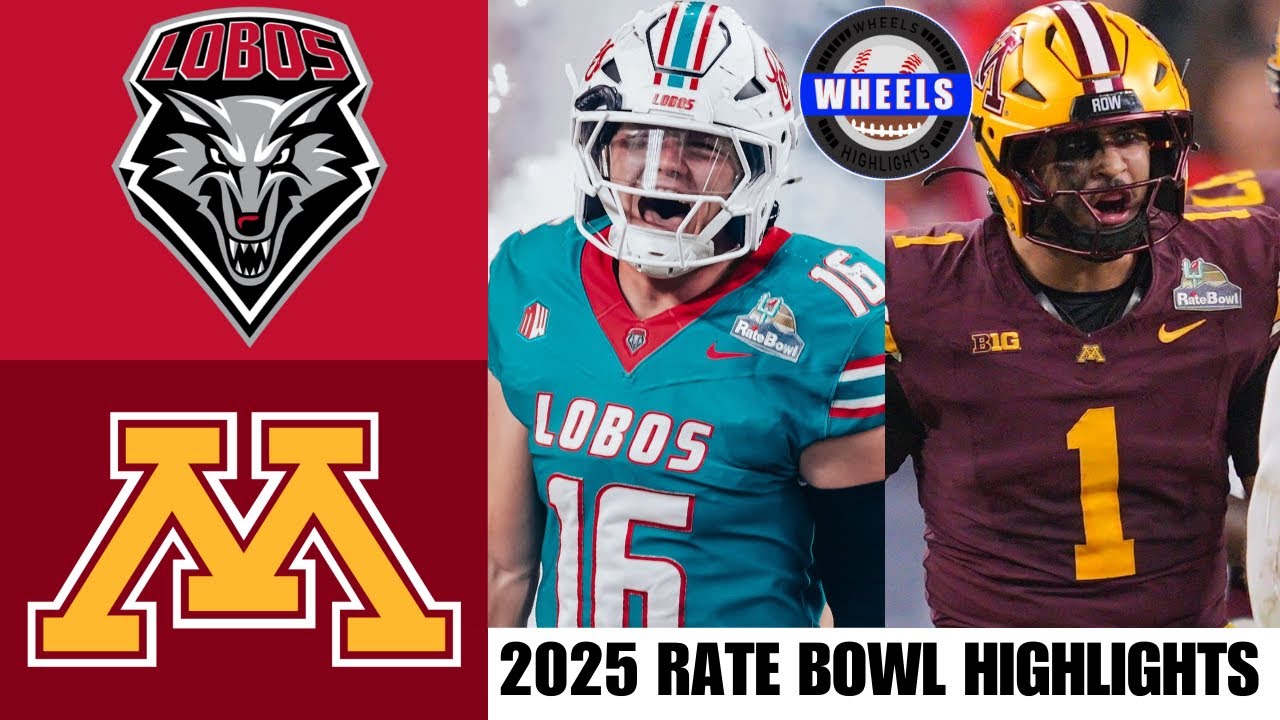 New Mexico vs Minnesota Highlights | Rate Bowl | 2025 College Football Highlights