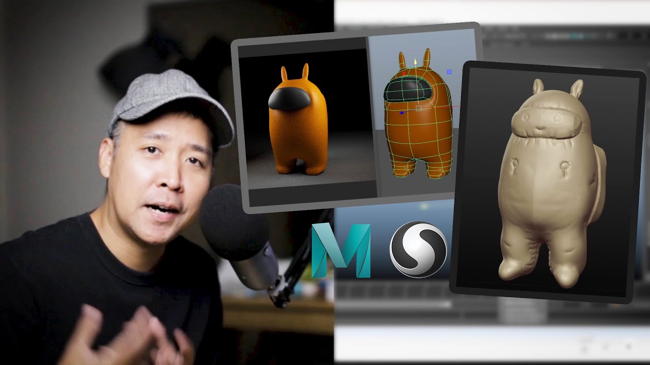 การปั้นโมเดลใน MAYA ต่างจากการปั้นแบบ Sculpting ยังไง ?