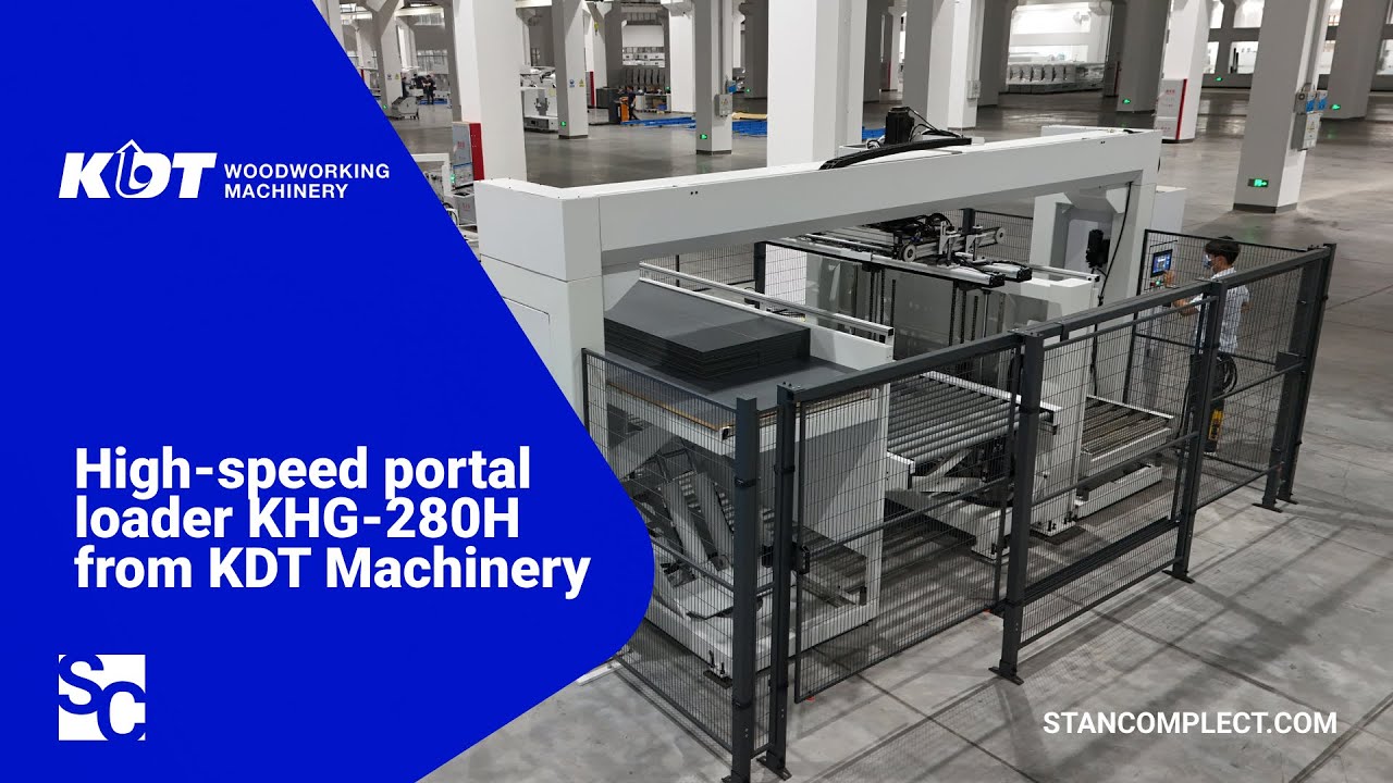 High-speed portal loader KHG-280H from KDT Machinery in work