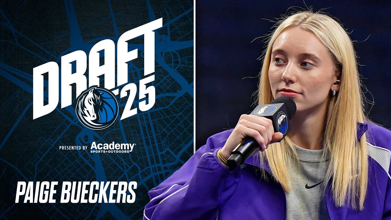 Paige Bueckers Interview - MavsTV Draft Show presented by Academy Sports + Outdoors
