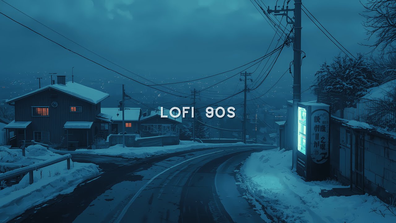 2 AM While Tokyo Stays Awake in the Cold ❄️ | 90s Lofi — Vending Lights Glow