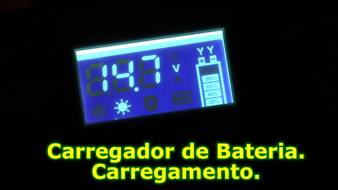 Carregador de Bateria #3: Carregando a bateria.