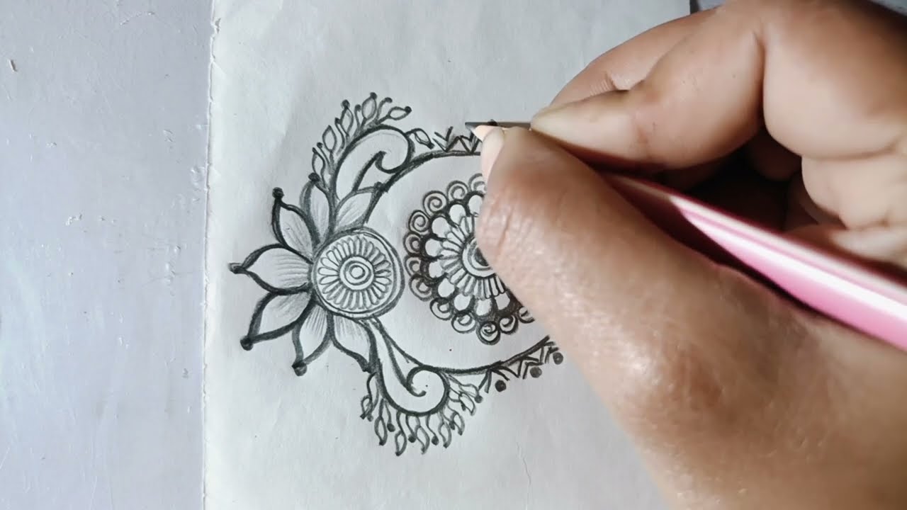 Pencil mehndi ka densig/
