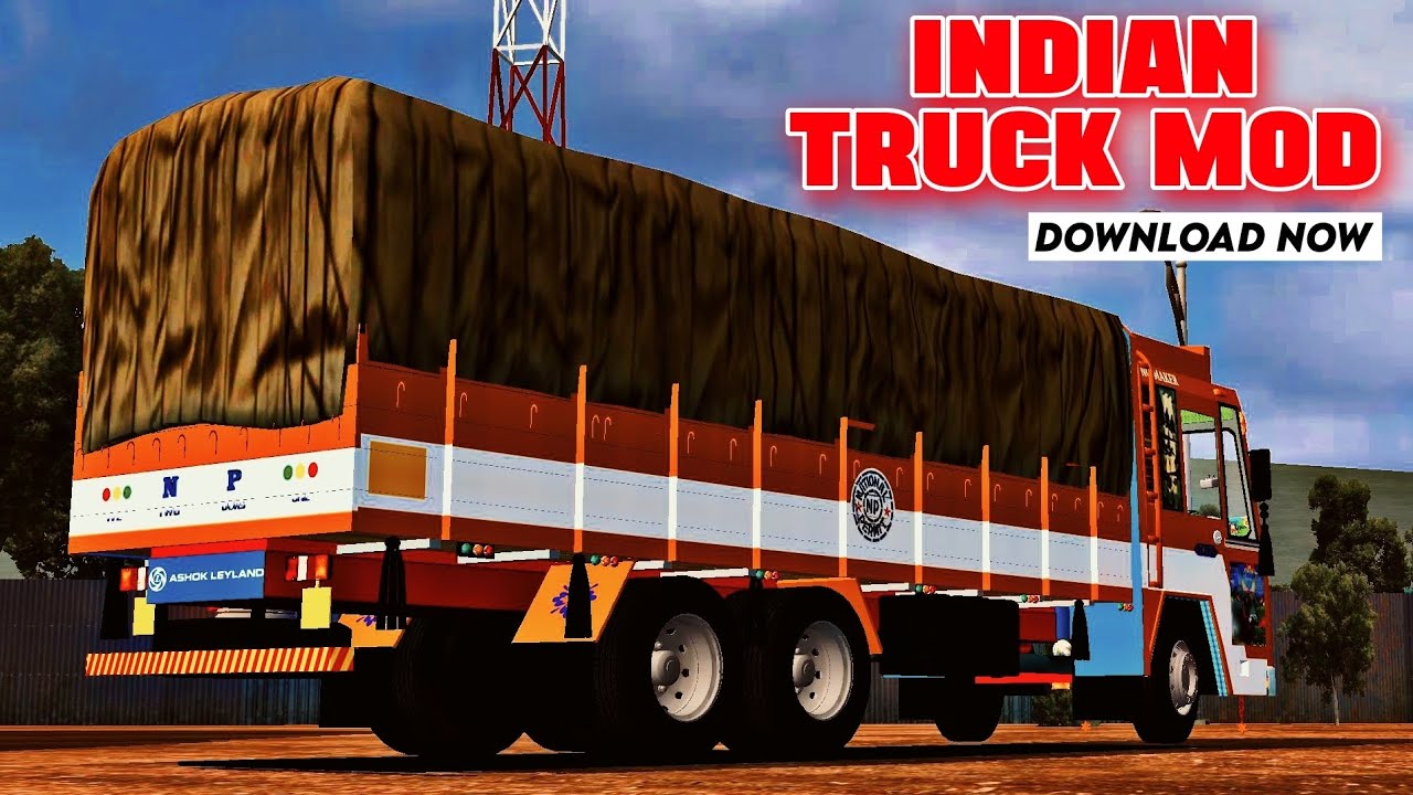 INDIAN TRUCK MOD RELEASED FOR BUSSID || INDIAN TRUCK BUSSID || INDIAN LORRY MOD