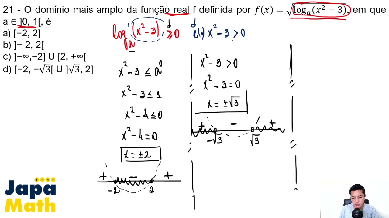 Prova AFA Resolvida(2018 - 2019) - Matemática - Questão 21