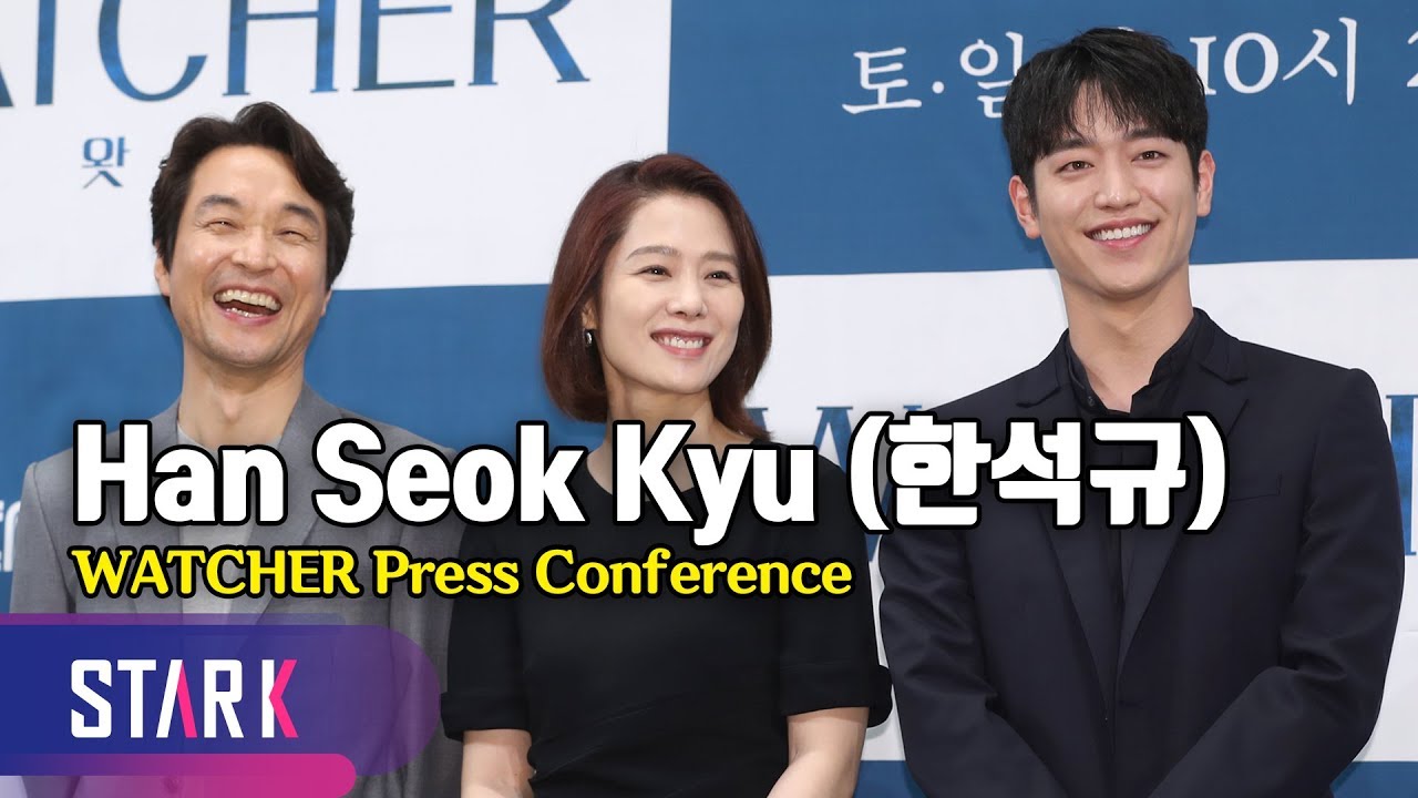 Han Seok Kyu, WATCHER Press Conference (횡설수설(?) 한석규, 결국 