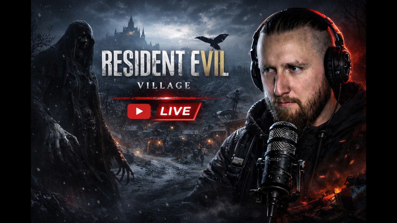 🔴 LIVE | Resident Evil Village – Mroczna podróż Ethana
