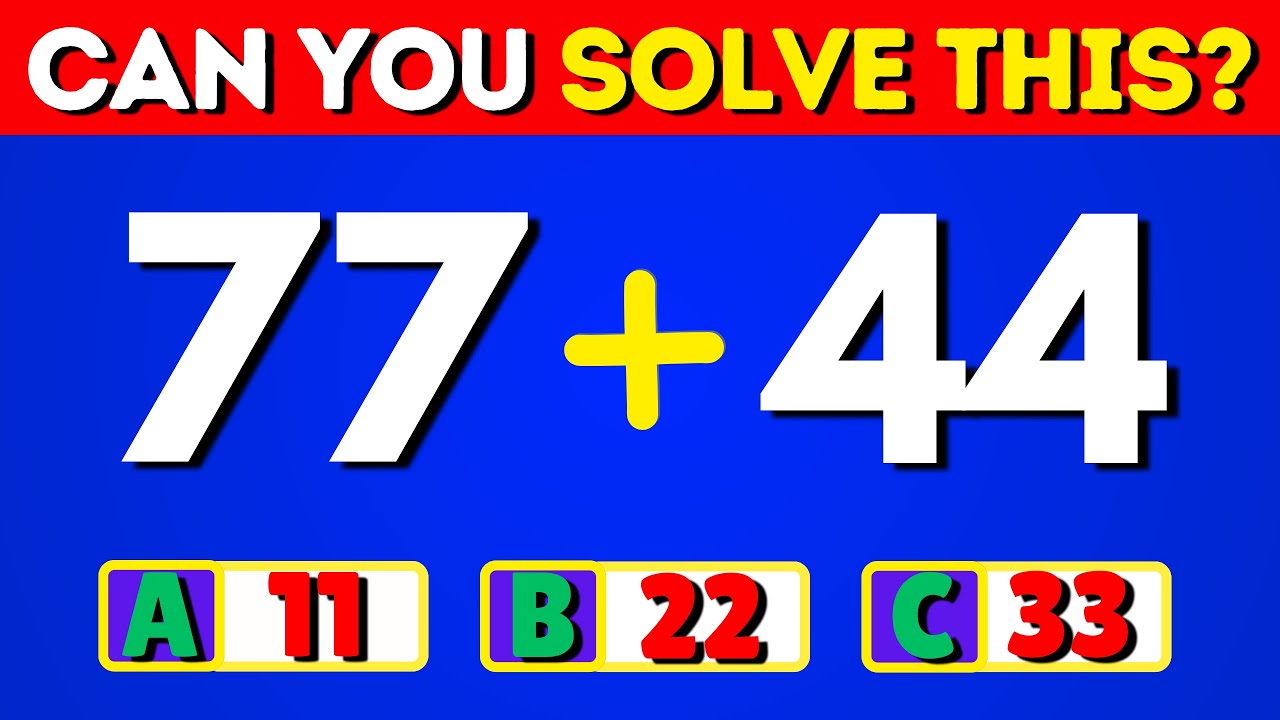 The Ultimate Math IQ Test Medium to Impossible 🏆