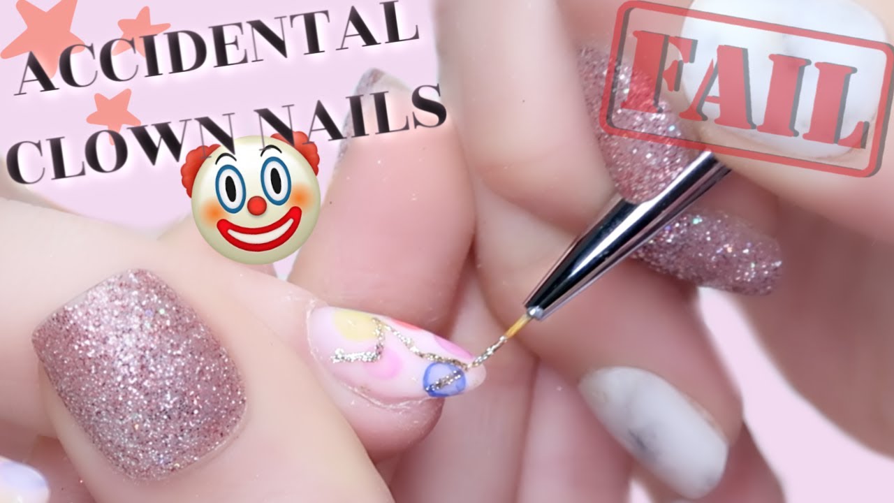 NAIL FAIL | ACCIDENTAL​ CLOWN NAILS | WATCH ME WORK
