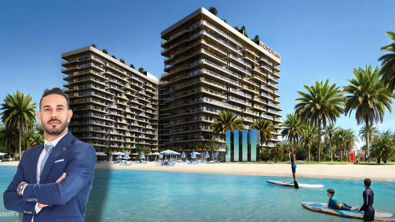 Жилой комплекс Mondrian Al Marjan Island Beach Residences, апартаменты с выходом на пляж | Вид на...