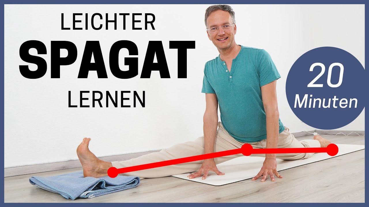 20 Minuten ROUTINE SPAGAT LERNEN  (Einfach zum Mitmachen)