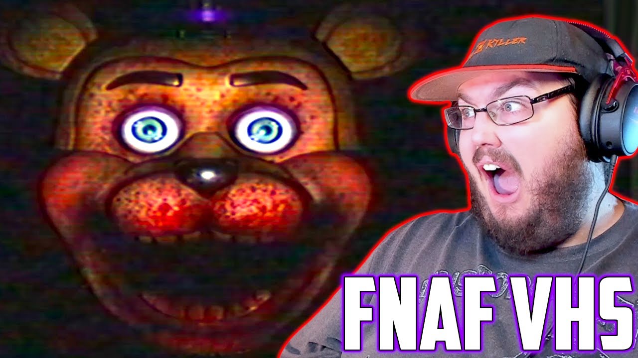 (FNAF VHS) THE SPRINGLOCK TRAINING TAPE - Nonexistent video FNAF REACTION!!!