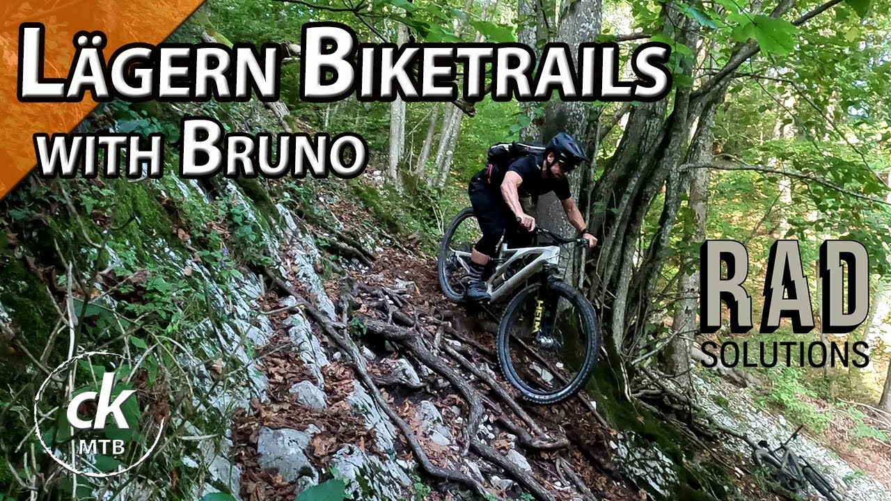 L&auml;gern Biketrails mit Rad Solutions | Fantastische MTB Trails direkt an der Stadt Baden | ck MTB