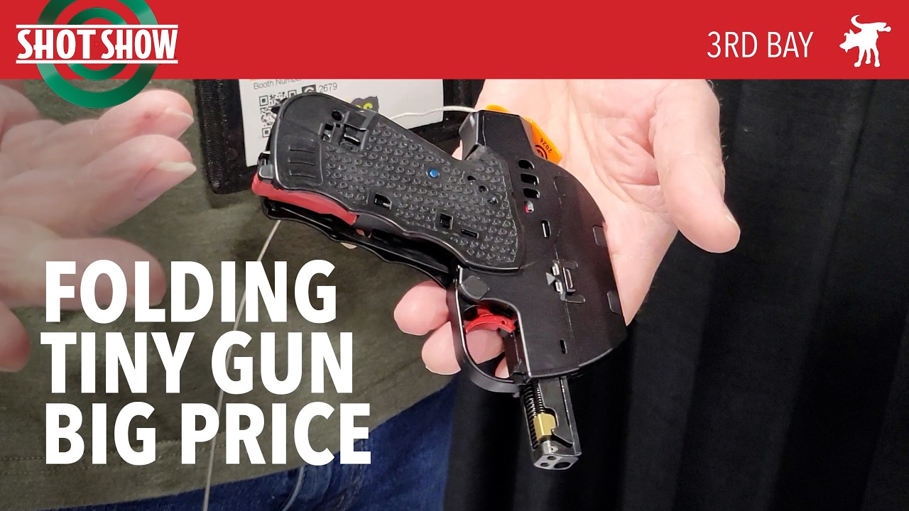 Почему этот пистолет стоит 900 долларов? Складной пистолет OUNCE Micro CCW на выставке SHOTShow.