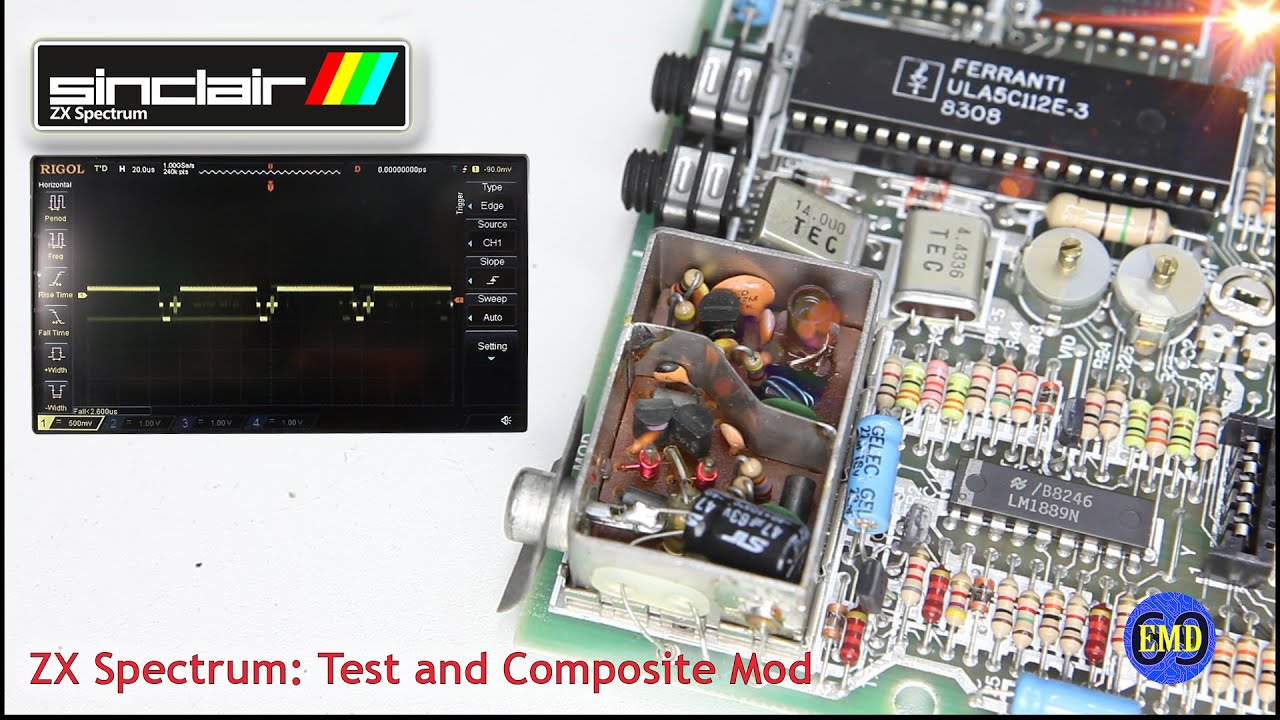 ZX Spectrum, test and video Composite Mod