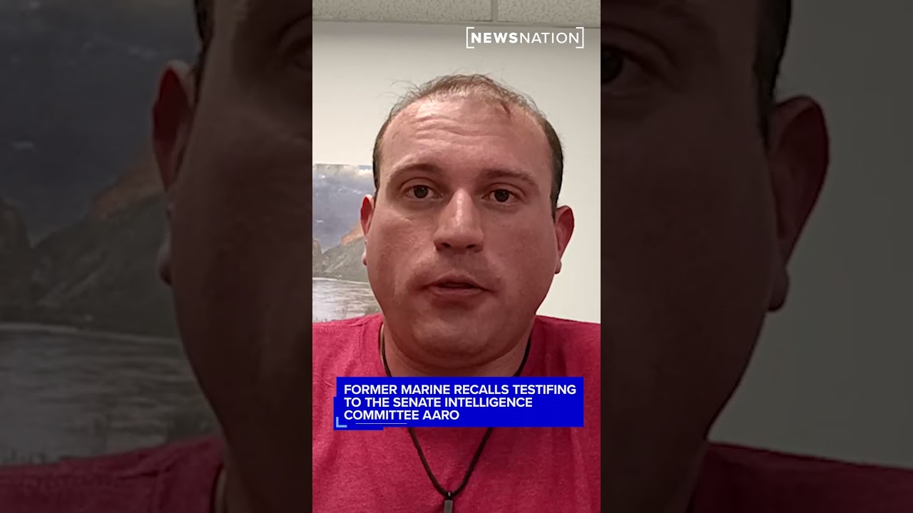 Former Marine recalls testifying to the Senate Intelligence Committee, AARO