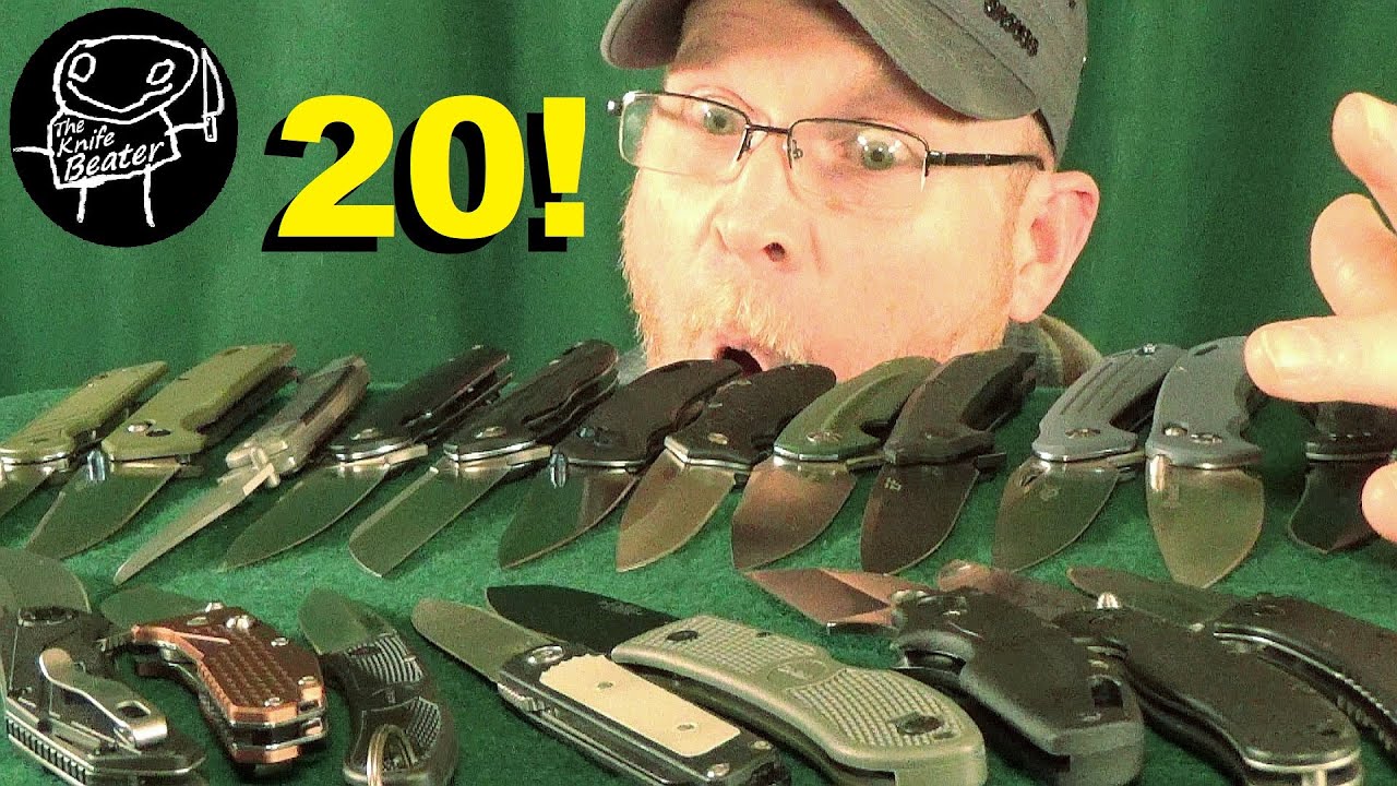 Super High Quality EDC Knives For Around $20 (Top 20)🤑