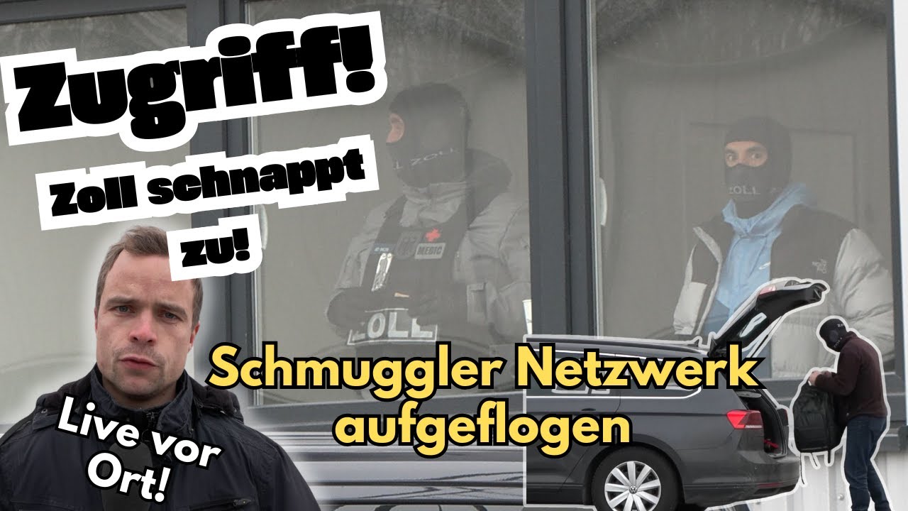 Bundesanwaltschaft ermittel: Hier schlagen vermummte Zollbeamte zu - Putin Netzwerk fliegt auf!