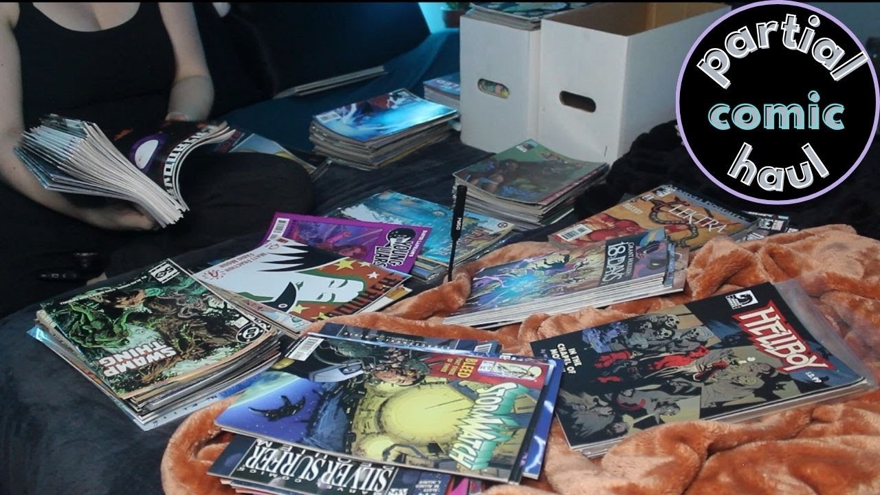 💥1 hour💥 Comic Haul Organization ASMR 💥No Talking ASMR