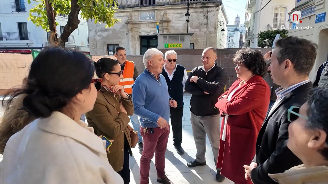 Noticias. Las obras de renovación del pavimento de la Plaza del Cabildo concluirán antes del verano
