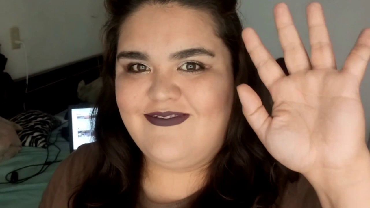MAQUILLAJE de OTO&Ntilde;O con LABIOS OBSCUROS #darkmakeup #leslieviri #maquillaje