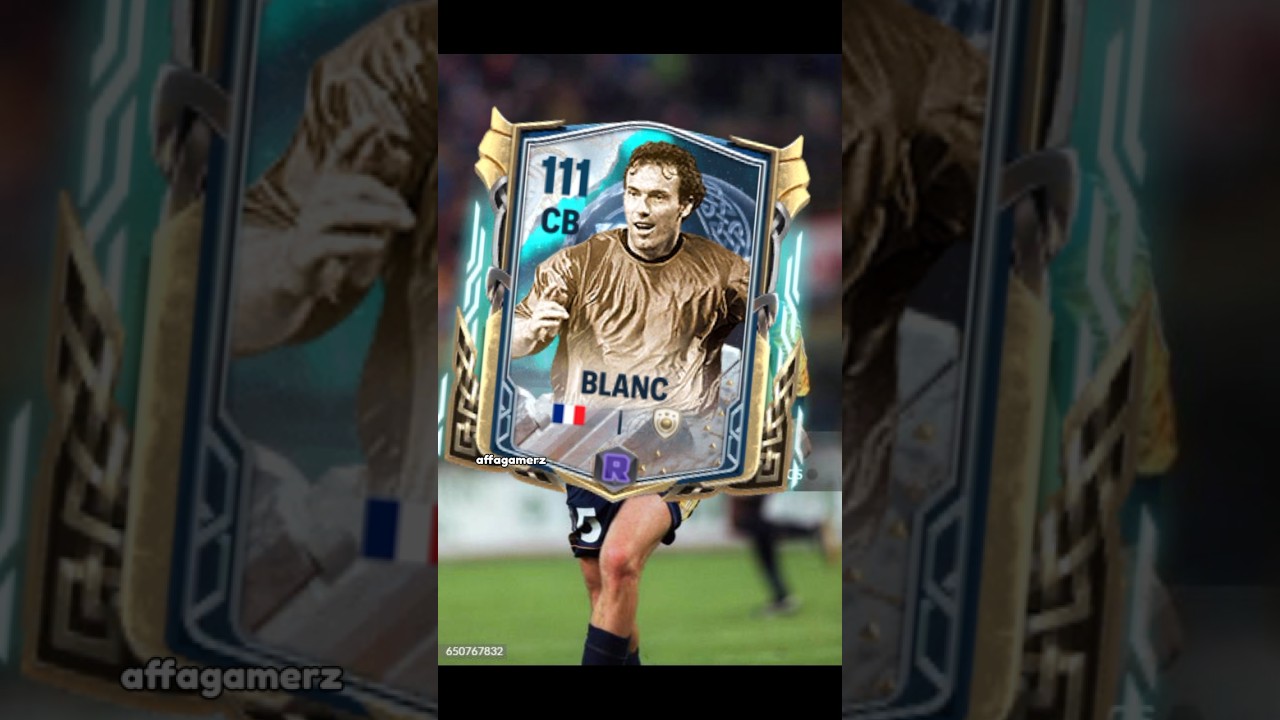 Original images of all Laurent Blanc cards FC Mobile cards 