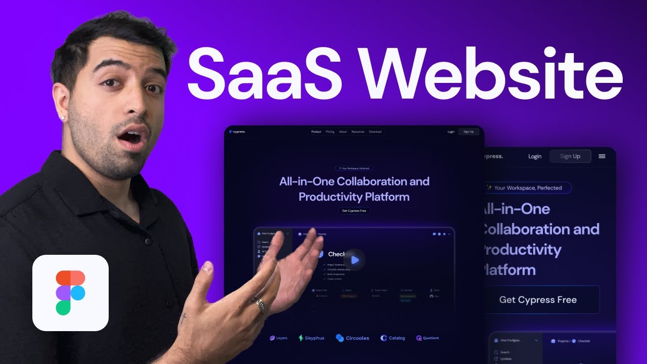 Stunning SaaS Website Design In Figma (2023)