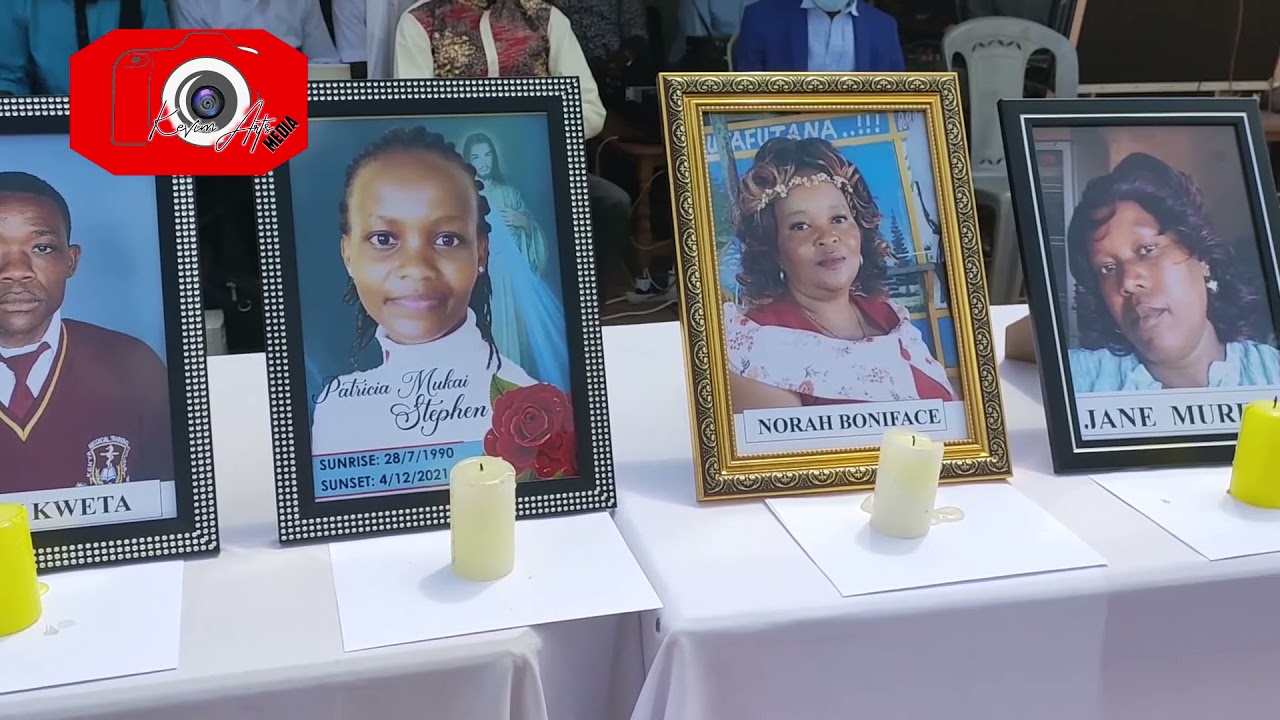 Requiem mass for 33 people who died in Mwingi bus tragedy at St  Joseph Seminary, Mwingi
