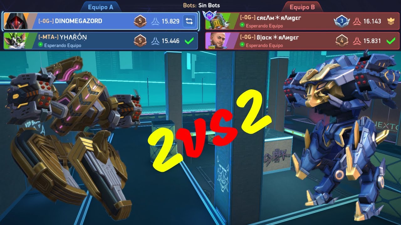 2 vs 2 INTENSE BATTLES WITH FRIENDS | 1 MOD | MECH ARENA
