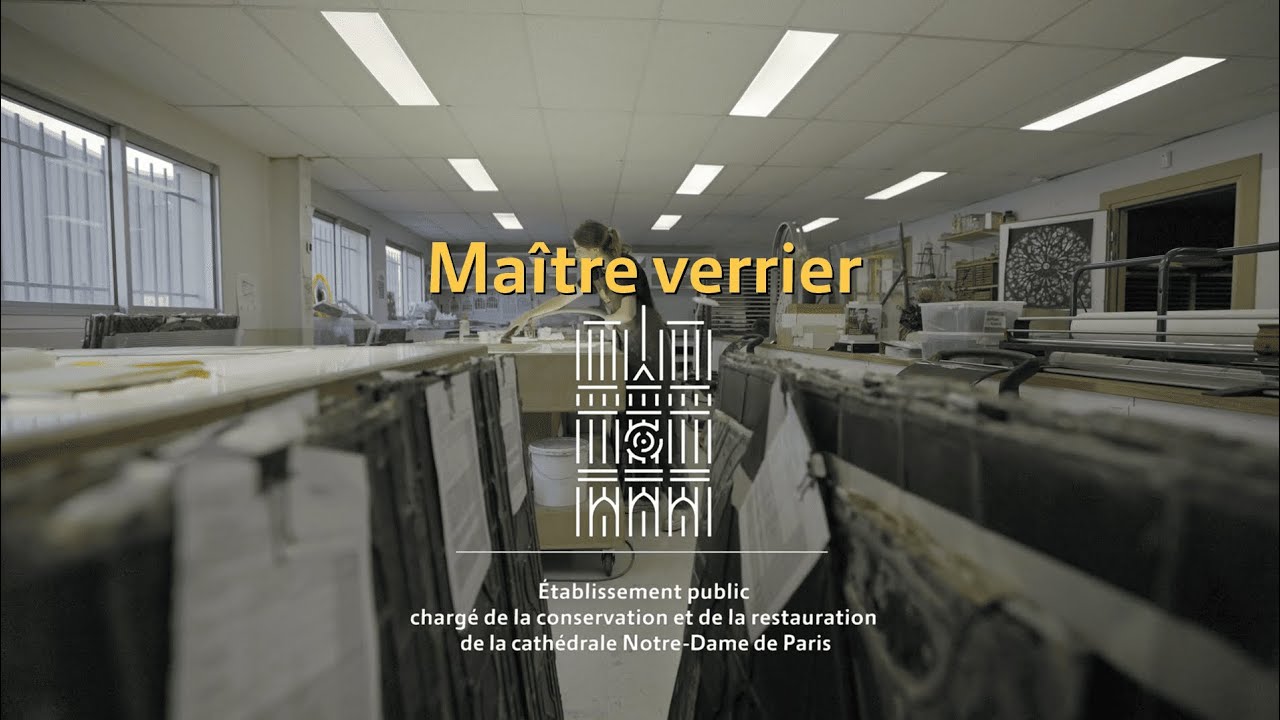 Maître verrier - Les métiers du chantier de Notre-Dame de Paris