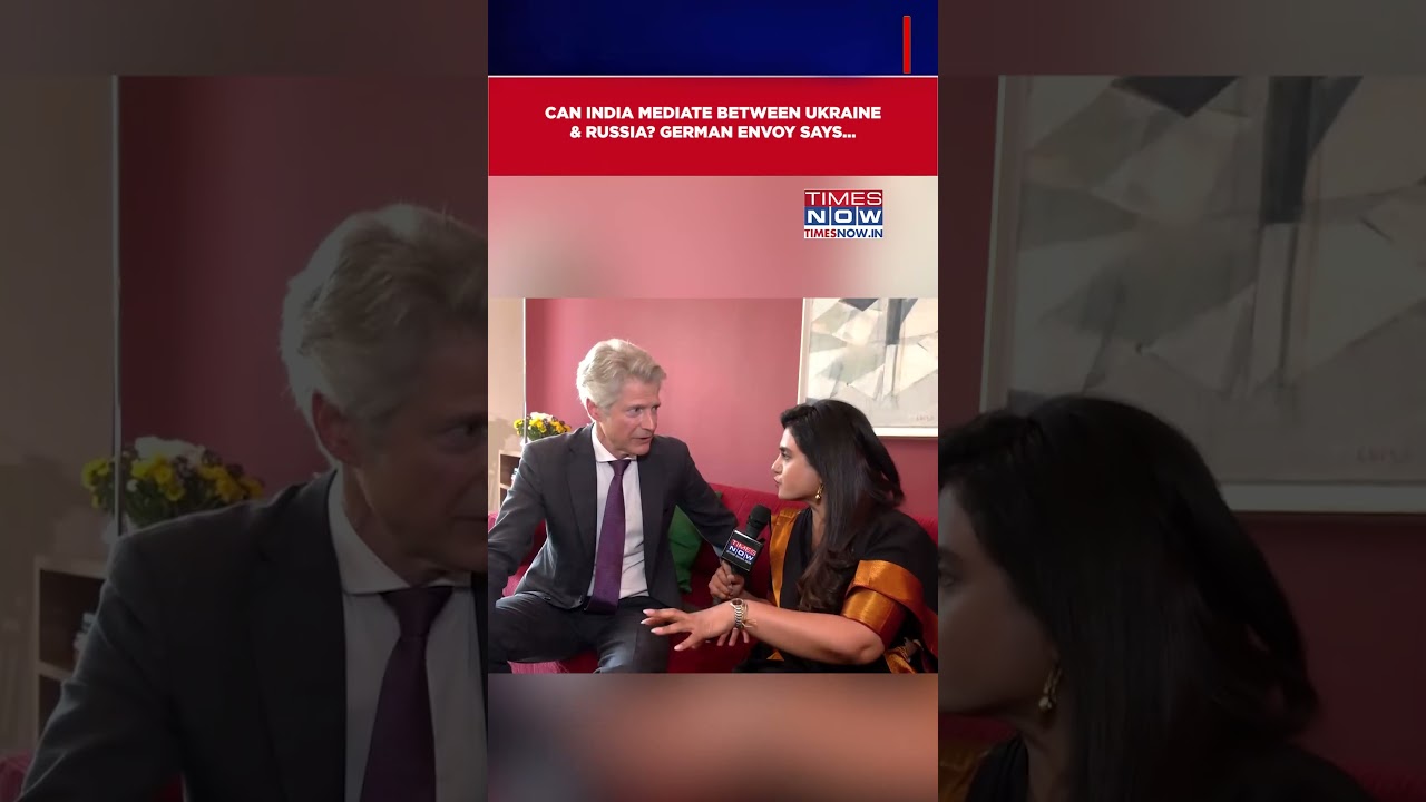 Can India Mediate Between Russia & Ukraine? German Envoy Says...| Watch #Shorts