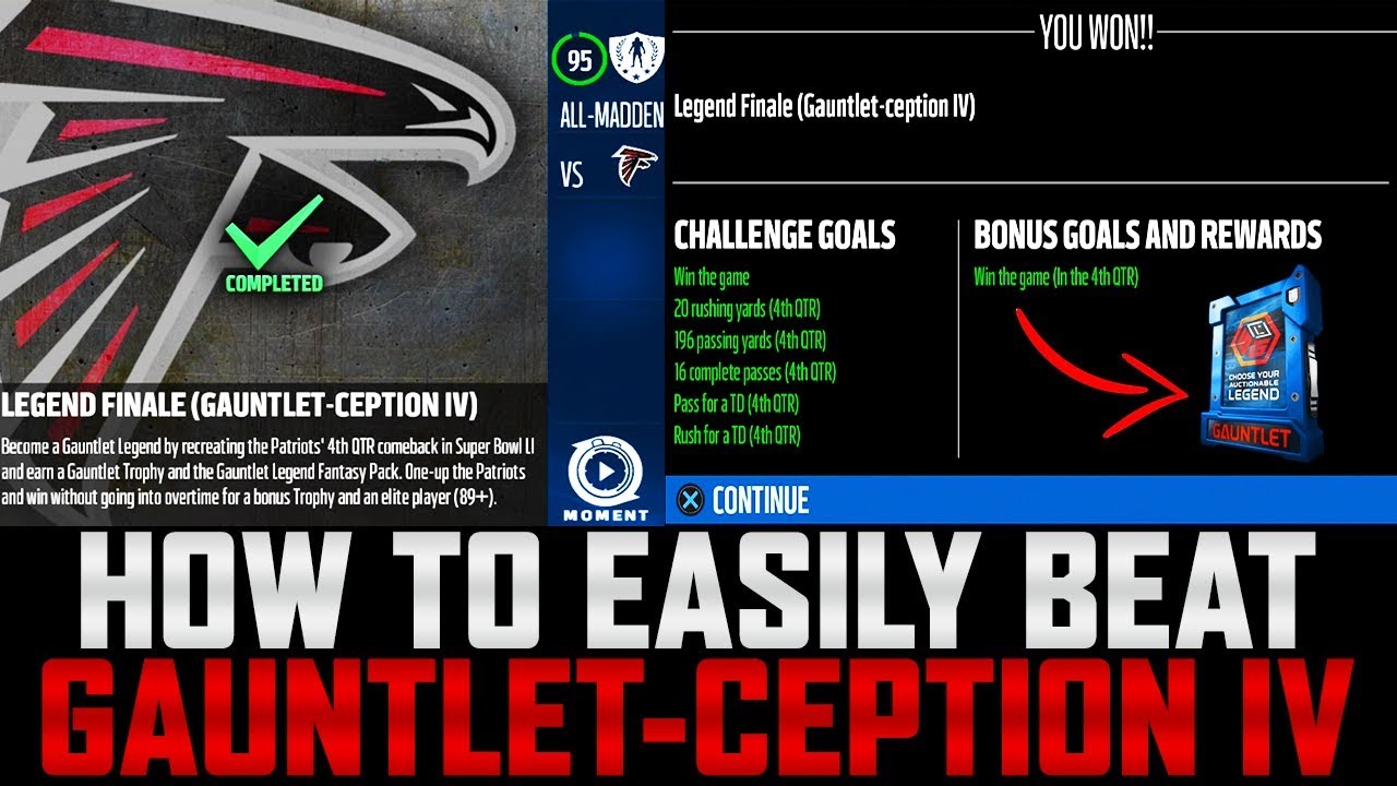 How To Beat Gauntlet-Ception IV EASILY! | MUT 18 How To Beat 