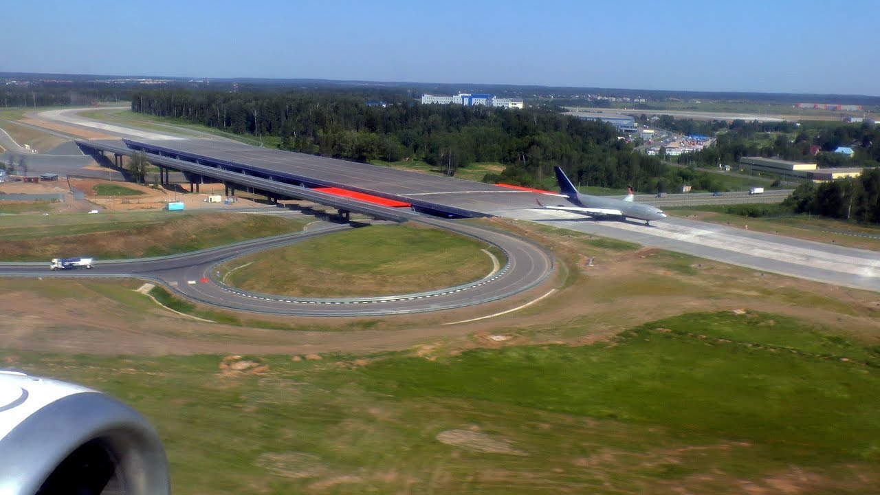 Landing at Sheremetyevo International Airport SVO 2019 HD1080p