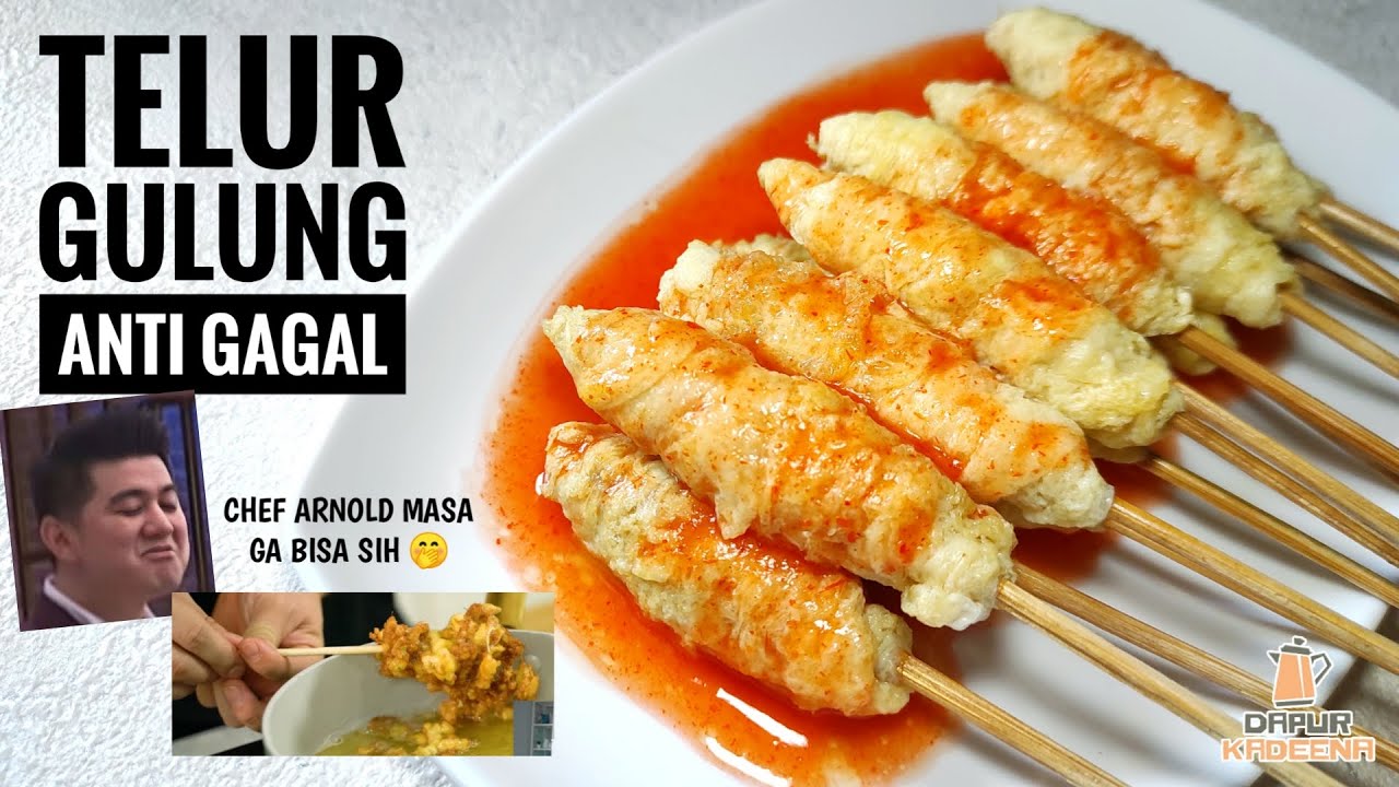 CARA MEMBUAT TELUR GULUNG ANTI GAGAL