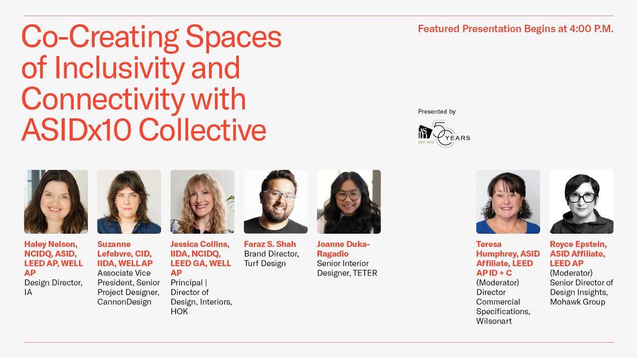 NeoCon 2025 Featured Presentation - Co-Creating Spaces of Inclusivity and Connectivity with ASID