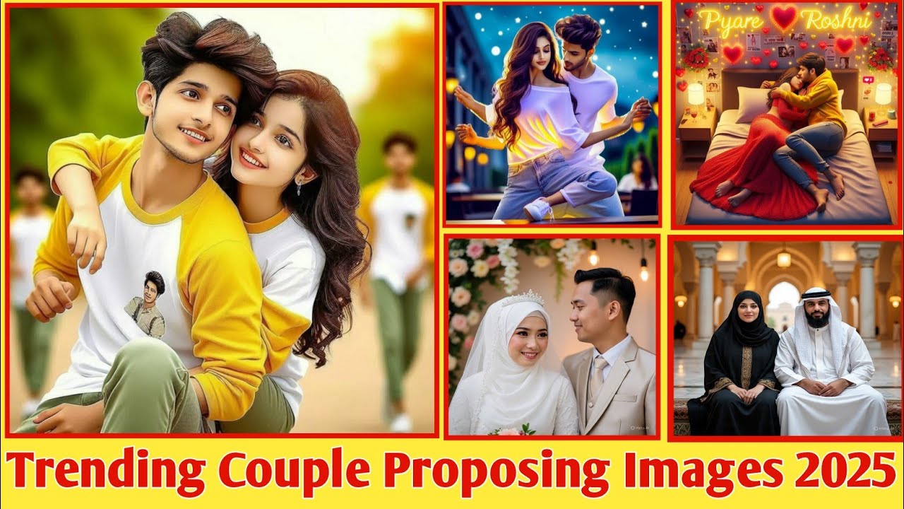 💖 Cute AI Couple Images 2025 | Realistic Romantic Bed Photos Using AI | Free Unlimited Download