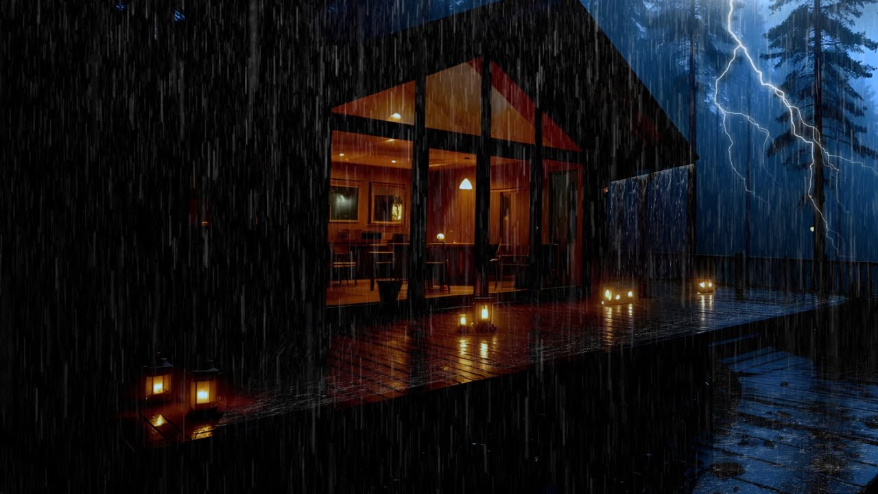 Rain & Thunder in a Quiet Forest | Deep Sleep Ambience for Relaxation & Insomnia Relief - 77