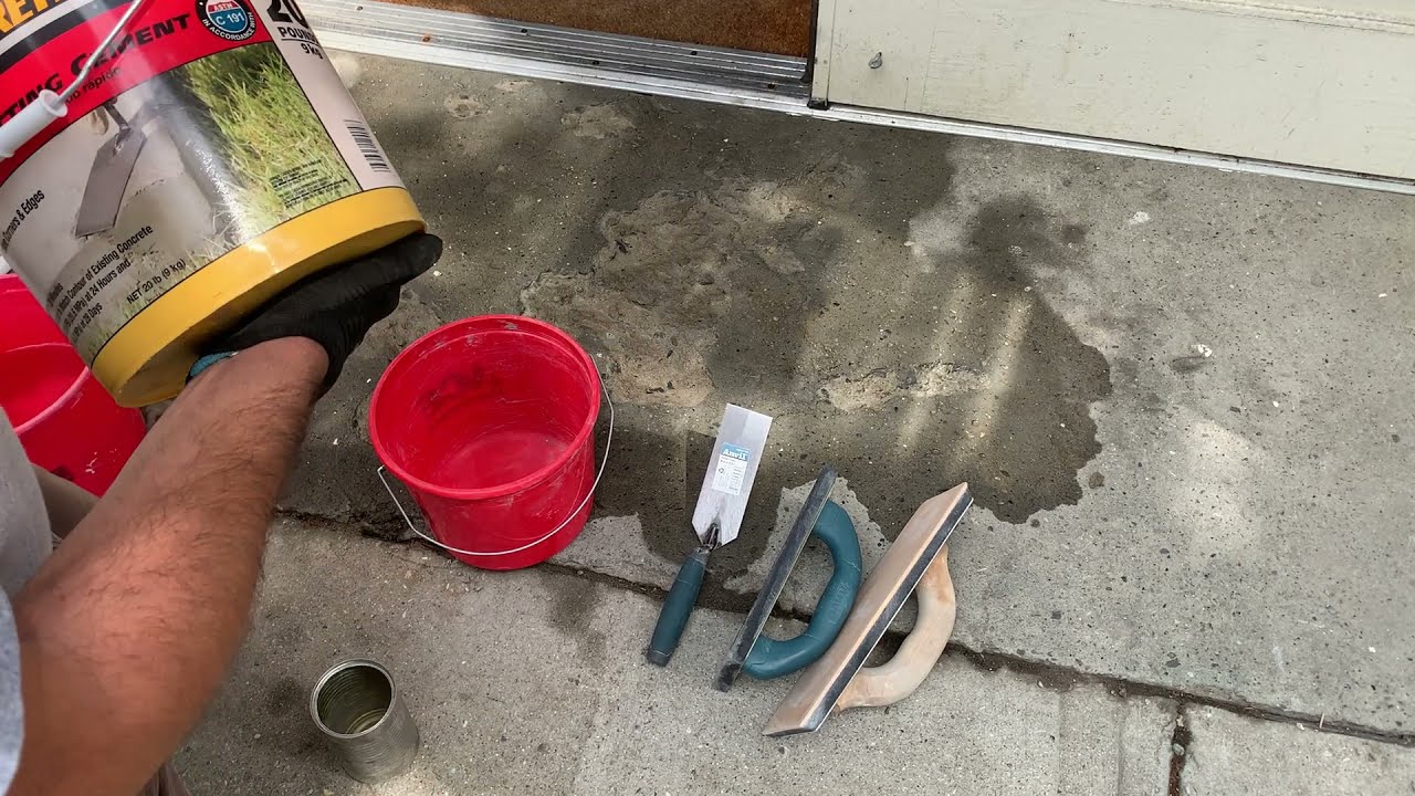 Concrete Floor Pitting Repair