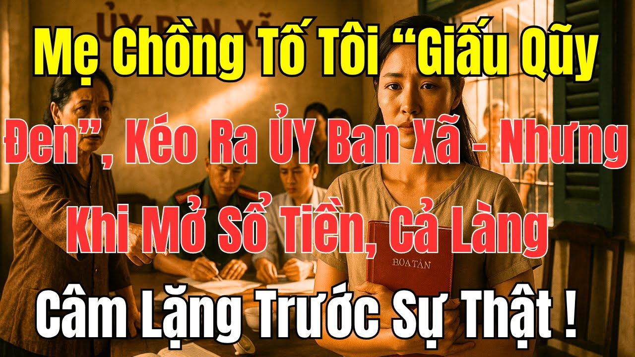 Câu Chuyện Gia Đình: Mẹ Chồng Tố Tôi Giấu Quỹ Đen – Khi Mở Sổ Tiền, Ai Cũng Câm Lặng