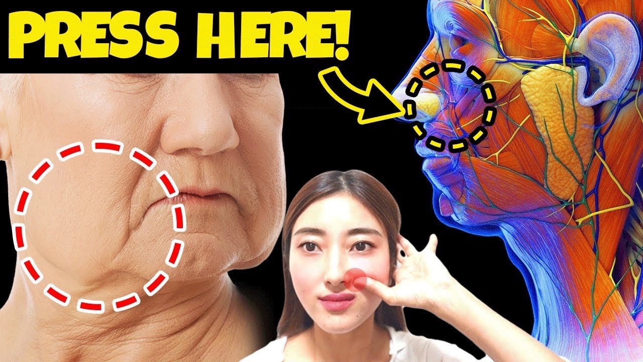 Massagem lifting facial antienvelhecimento para bochechas flácidas. Pareça 10 anos mais jovem