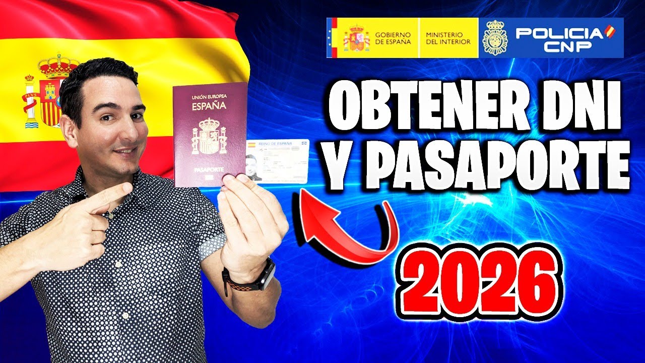 Obtener CITA DNI Y PASAPORTE ESPAÑOL por primera vez 💻 Paso a paso (2026)